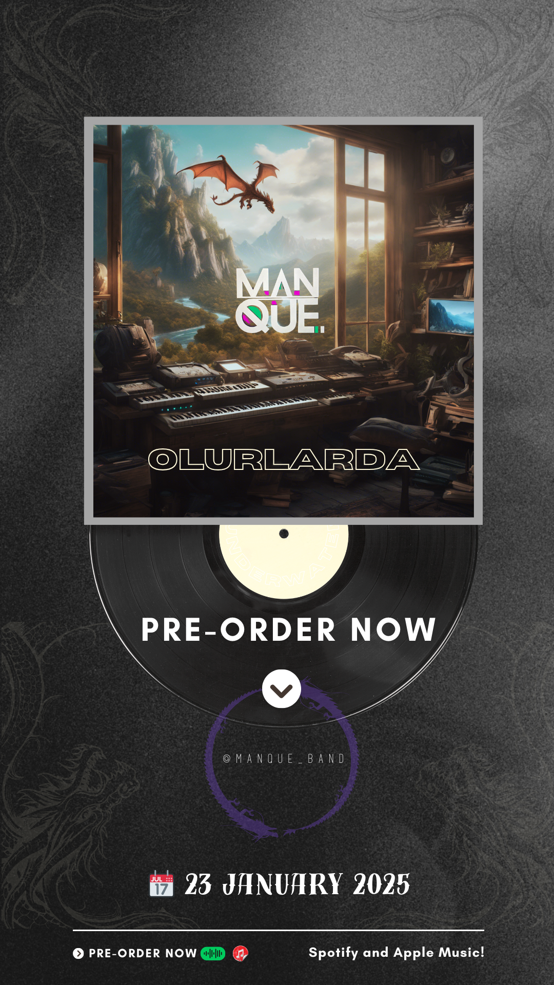 Manque Olurlarda Vinyl Collector's Edition - Limited Collection only 100 in stock